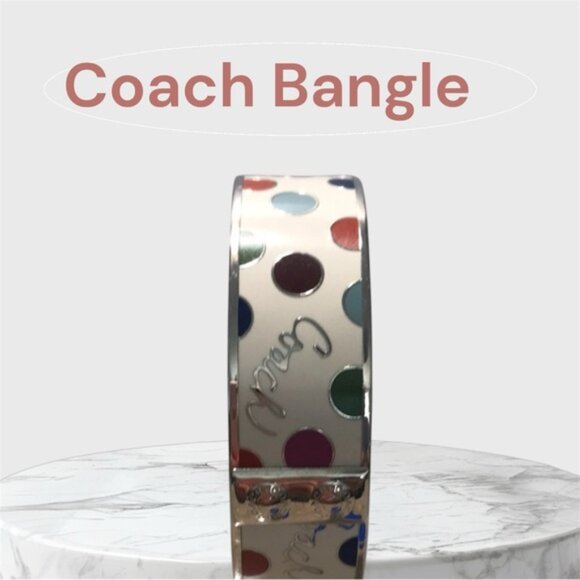 Coach Multicolor Polka Dot Bracelet (NWOT) - Picture 2 of 5